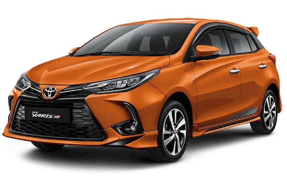 Toyota Yaris Orange Metallic
